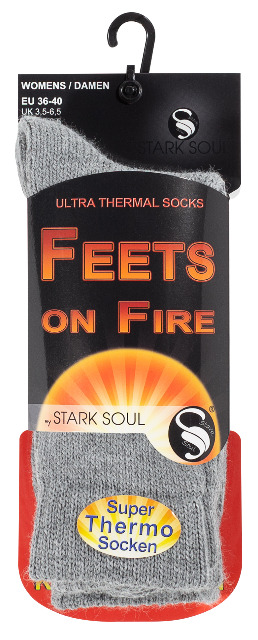 Stark Soul® Feets on Fire ULTRA-Thermosocken mit Komfortbund im 2er Pack