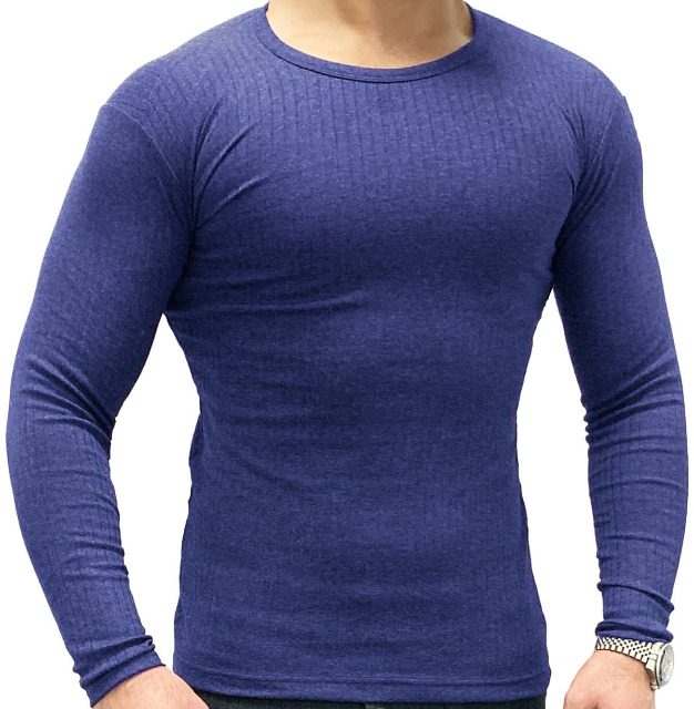 warmes langärmliges Thermo-Shirt für Herren in Blau Garcia Pescara Unterwäsche Wäsche Bekleidung Kleidung Hemd T-shirt Shirt Unterhemd Top