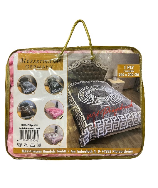 Decke 200 x 240 (2 Personen) 1PLY 3KG