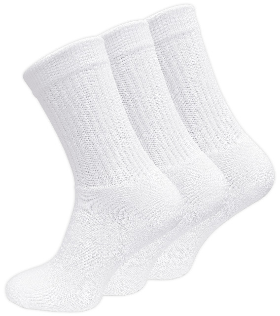 Stark Soul® Herren Frottee Sportsocken in weiss