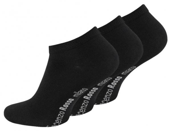 VINCENZO ROSSO milano Herren Sneaker Socken - 3er Pack