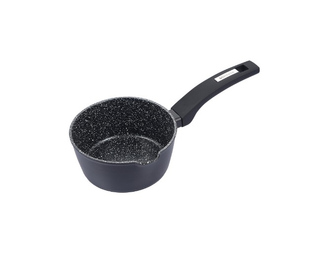 Stieltopf 16cm Marble Black