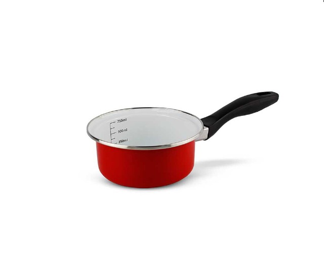 Stieltopf 16x7cm Metallic Red