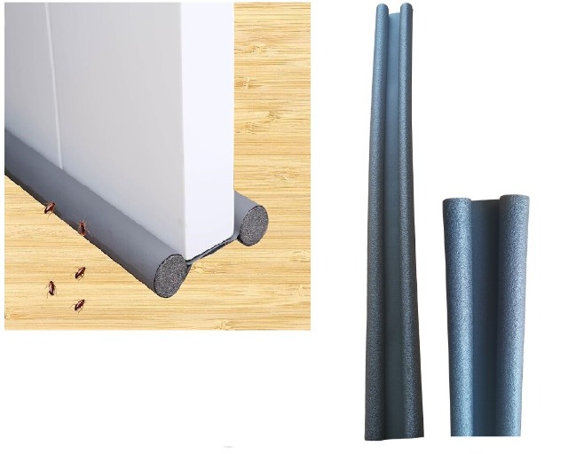 Zugluftstopper mit Doppeldichtung 96 x 3cm