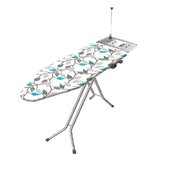 Bügelbrett 38x120 cm mit Stecker + Kabelhalter