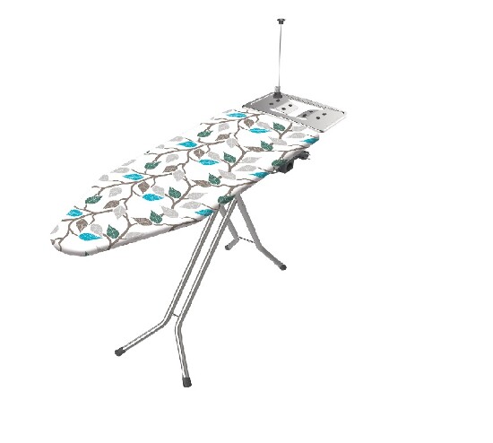 Bügelbrett 38x120 cm mit Stecker + Kabelhalter