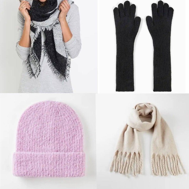 Wintermützen und -schals – MIX-Lagerbestand, ab 1,20 € pro Stück, schnelle weltweite Lieferung