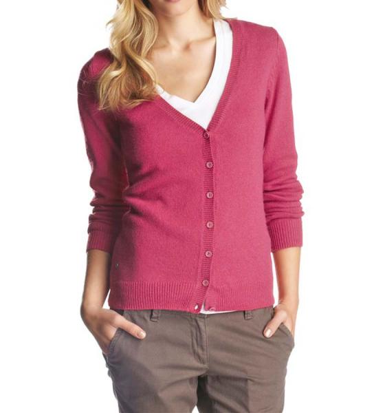 Marken-Strickjacke, beere