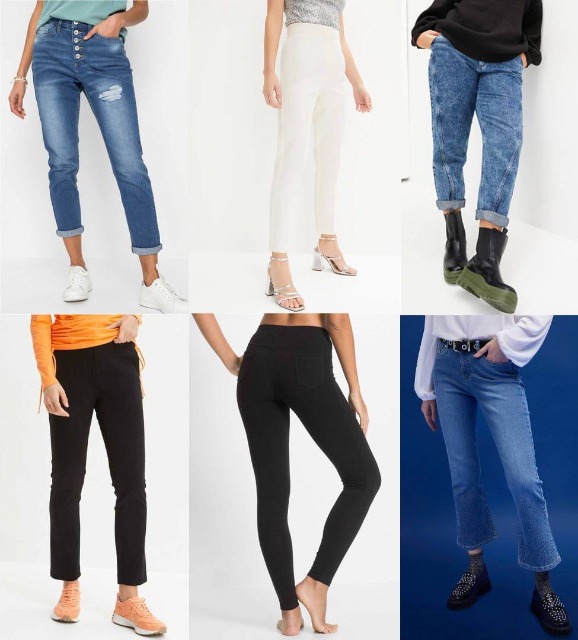 Damen-Hosen und Jeans aus Lagerbeständen: Mix für alle Saisons, Größen 38 bis 56, ab 2,90 €