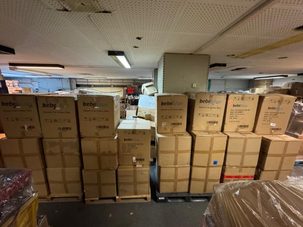 RESTPOSTEN 23 STÜCK SELBSTREINIGENDES KATZEN KLO TOILETTE A/B WARE POSTEN MIXPALETTE MISCHPALETTE RETOURWARE 