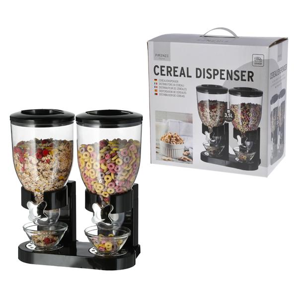 Cerealienspender XXL 7 Liter Volumen - Cerealien Müsli Spender - Müslispender - für Zuhause, die Pension, Ihr Hotel oder als Werbegeschenk