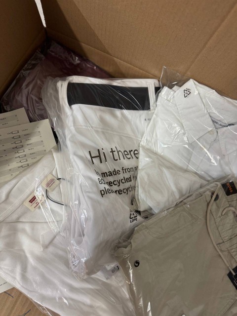 398 € pro Lot (60 Stück) – Markenbekleidung Mix Damen/Herren, A/B/C, Top-Marken, Retourenw