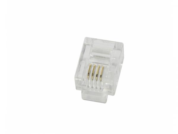 LogiLink RJ11-Modularstecker 6P4C Ungeschirmt 100 Stk. MP0018