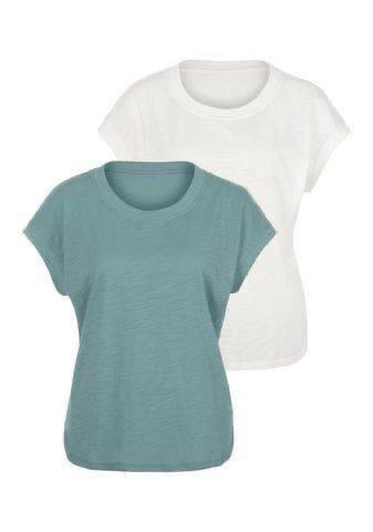 2,30 € Damen T-Shirts 2er Pack Frühling/Sommer – Lagerware aus deutschen Katalogen