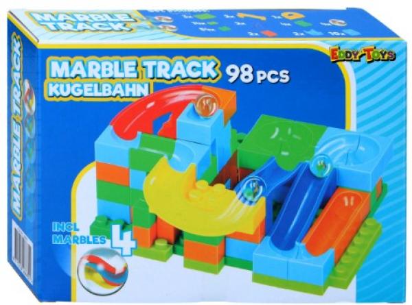 Murmelbahn / Kugelbahn MARBLE TRACK - 98 Teile