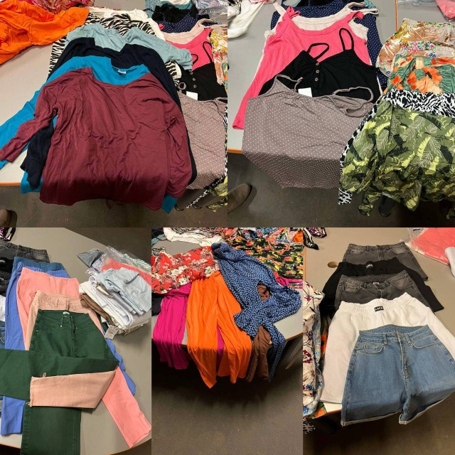 8,50 €/kg – Damenbekleidung Mix, 436 kg, neue Mode ohne Etiketten, Kategorie A, deutsche & europäische Marken, sofort lieferbar