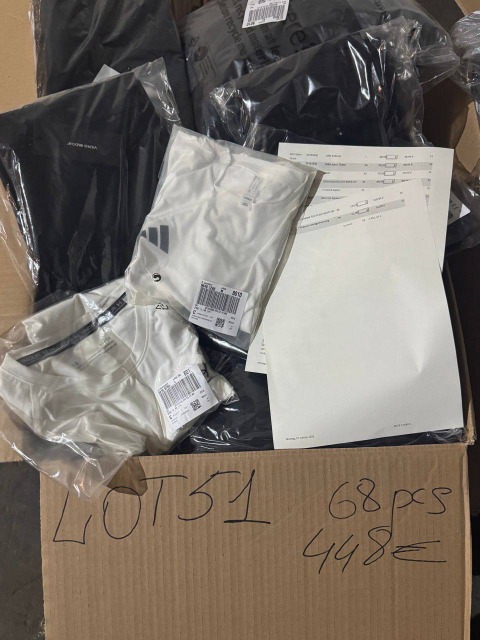 448 € für 68 Stk. Markenmix Damen/Herren – Kundenretouren, Top-Marken wie Nike, Hilfiger, Levi’s, Mix aus A/B/C, sofort verfügbar