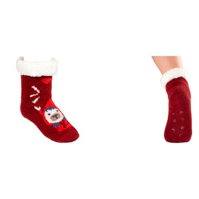 Kinder Jungen Mädchen Socken Antirutsch-Socken Motivsocken Kuschelsocken Stoppersocken Anti-Rutsch Strümpfe Restposten Mix