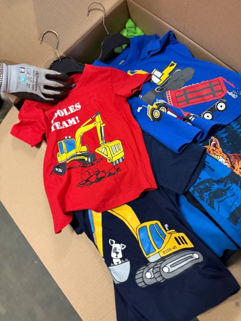 530 € – Posten Nr. 1: 212 Stück Kinderkleidung Mix, Kategorie A, neu ohne Etiketten, direkt aus deutschen Katalogen