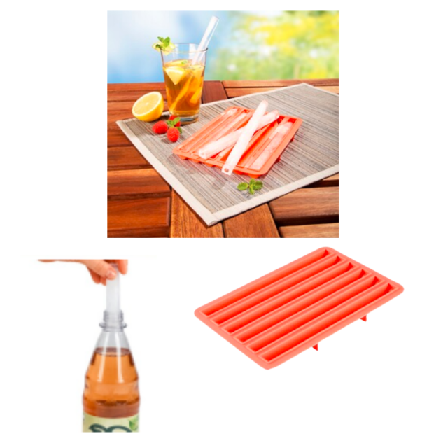 Eisstäbe-Form Eiswürfel Form ice cube tray Wasserform zum gefrieren Eis stab Getränkekühler Longdrink Eisstab XXL Eisform Restposten