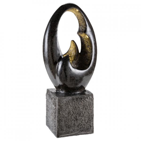(R) Springbrunnen mit LED-Beleuchtung Polyresin UK-Stecker 79 cm