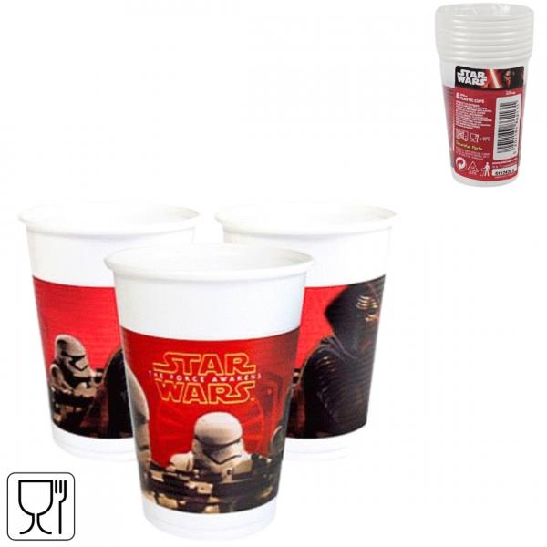 Star Wars Papier Trinkbecher 200 ml 8 Stück