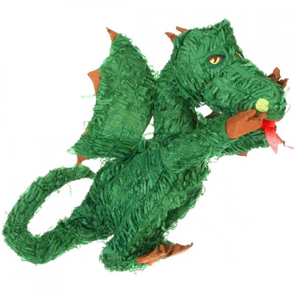 Pinata Drache grün 65 cm