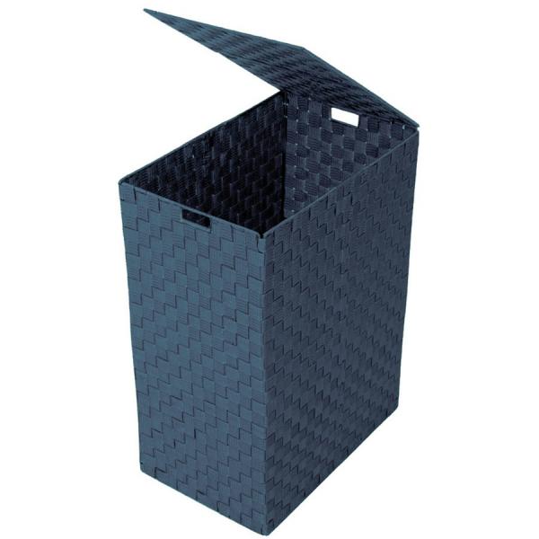Wäschekorb Aster Slim blau Petrol 47x30x64 cm