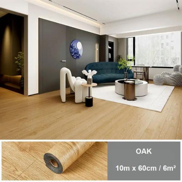 LamiLux™ Laminat-Imitat SXP Bodenaufkleber - 10m x 60 cm (6m²)