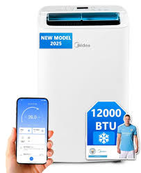  Air conditioner Silencioso 43m2 - Deshumidificador Ventilador Climatizador 3500 W