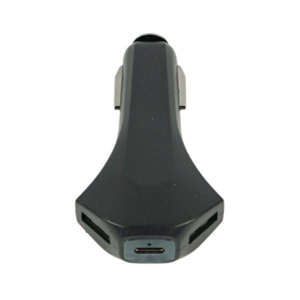 Autoladegerät 2 x USB 1 x USB-C schwarz