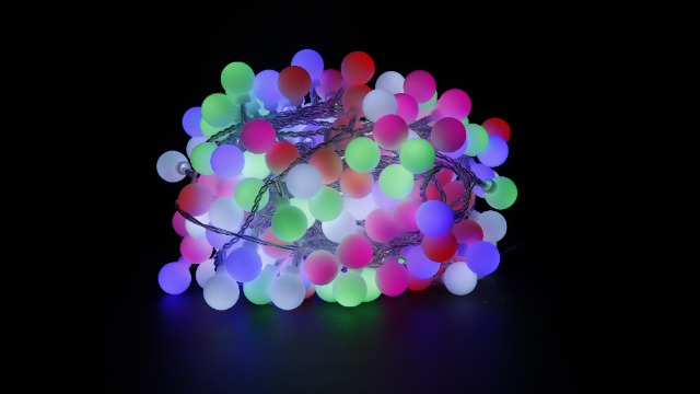  5 farbig Outdoor Lichterkette Sommernachtstraum 200 LEDs - 10m bunt