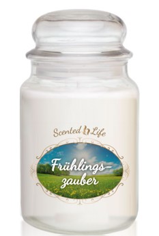 Scented Life Duftkerze im Glas (L) - Frühlingszauber
