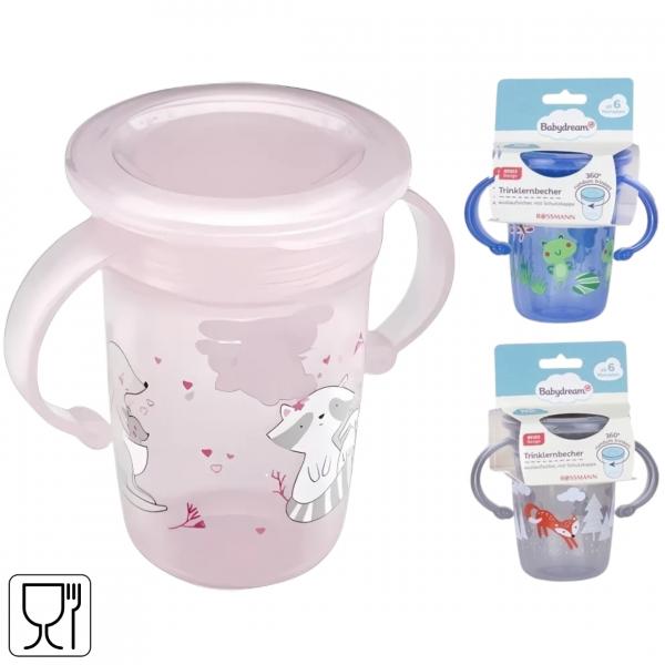 Babydream Trinkbecher 240 ml 3fach sortiert