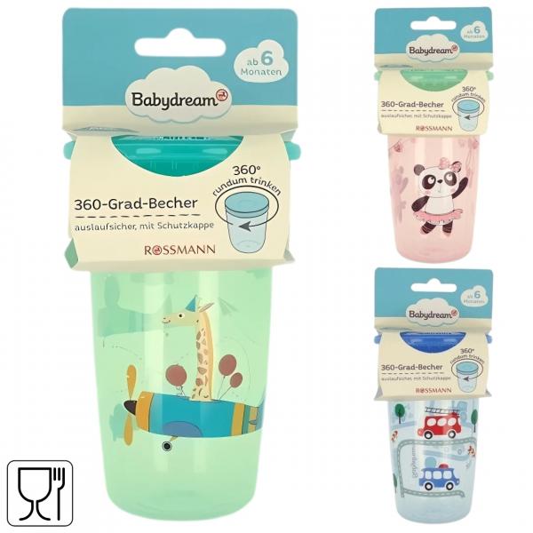 Babydream Trinkbecher 300 ml 3fach sortiert