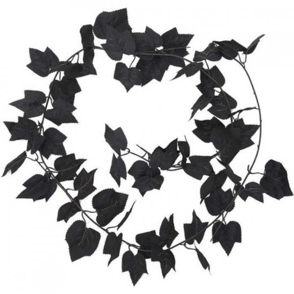 Ginger Ray Halloween Girlande Efeu schwarz 200 cm