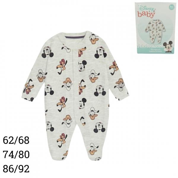 Disney Schlafanzug grau 65 cm 3fach sortiert