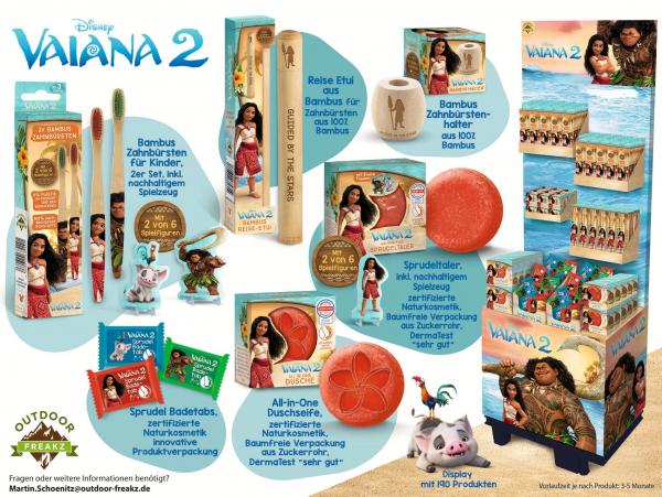 Vaiana Display - Badezubehör + Zahnpflege