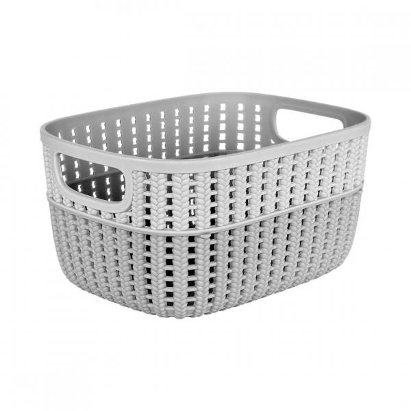 Keeeper Wäschekorb grau 23,5 cm 3,5 L