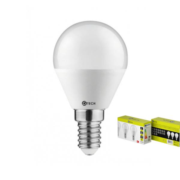 G-TECH LED-Glühbirne, B45, E14, 5.0W, 400lm, 4000K, AC220-240V, 3-PAK , 200°