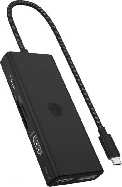 ICY BOX USB-C Dockingstation 9-in-1 - 4K, Power Delivery (Überbestand, Neuware)