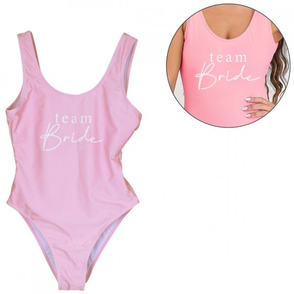 Ginger Ray Badeanzug Team Bride rosa Größe M