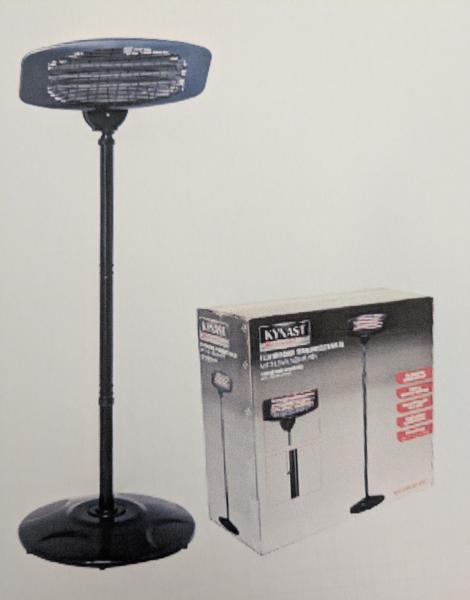 Stand Heizstrahler elektr. Teleskop Indoor / Outdoor 120 - 210 cm