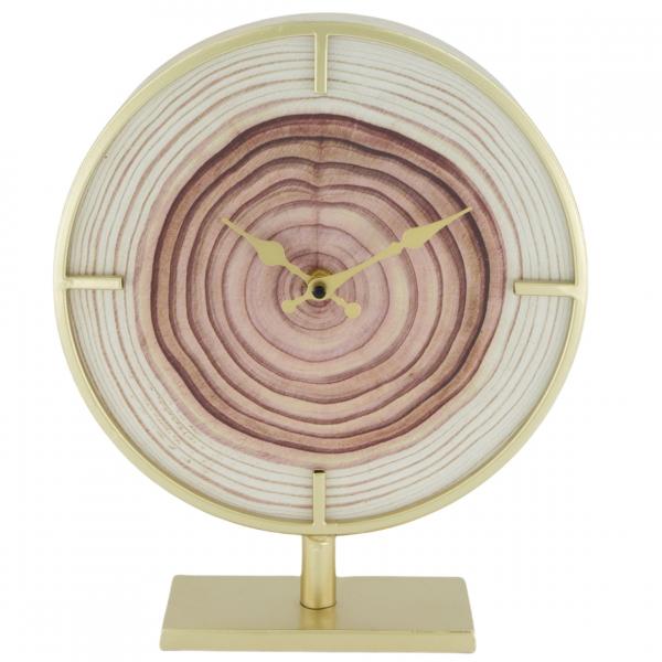 Uhr Naturgold 28 cm