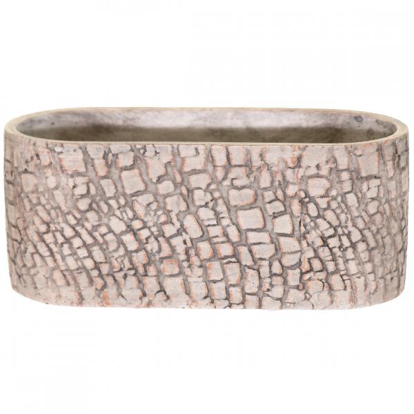 Blumentopf Arica Oval braun 29 cm