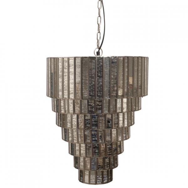PTMD Pendelleuchte Ceylin silber 51 cm