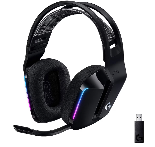 Logitech G733 Kabelloses Gaming-Headset – RGB Licht