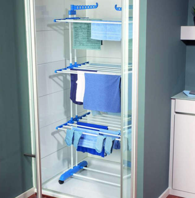 CLEAN Edition Wäscheständer 3 Etagen klappbar – A-Ware