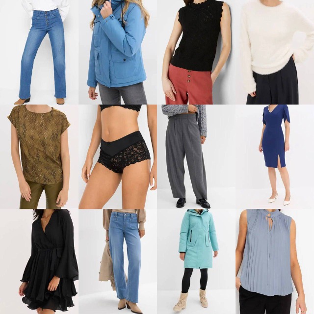 Ab 2,10 € – Mix Lagerbekleidung (Kategorie A), neue Ware aus deutschem Katalog, 90 % Damen-, 10 % Herrenmode, sofort lieferbar