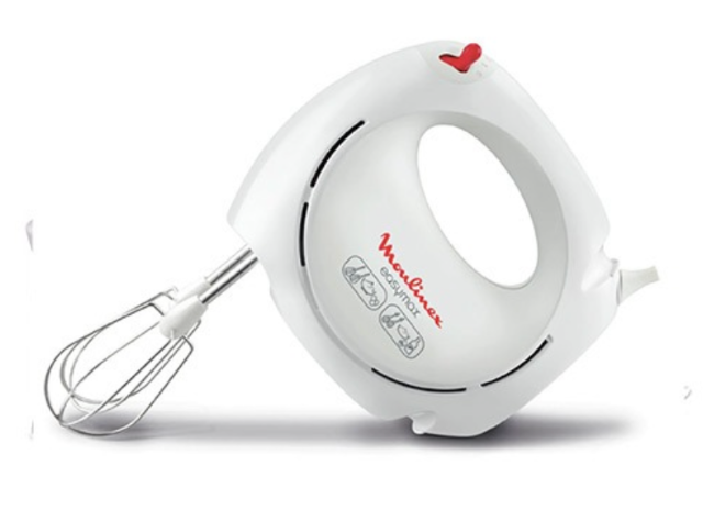 Moulinex Handmixer HM2501B1 – 5 Geschwindigkeiten – 200 W – Edelstahlquirle – A-Ware